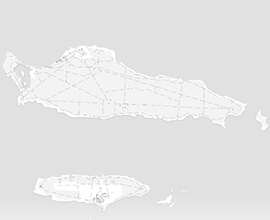Map of Lerins Islands in 1750