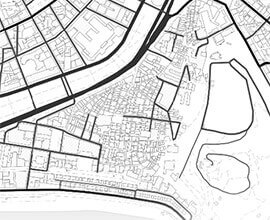 Map of Vieux Nice French Riviera