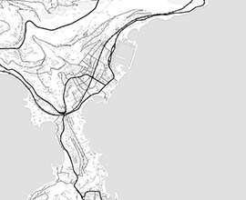 Map of Golfe-Juan / Vallauris French Riviera
