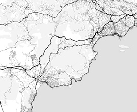 Map of l'Esterel French Riviera