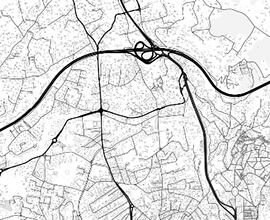 Map of Le Cannet French Riviera